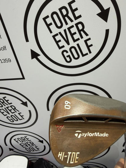TAYLORMADE HI TOE LOB WEDGE / 60 Degree / Mens RH / Wedge Flex / GOOD USED