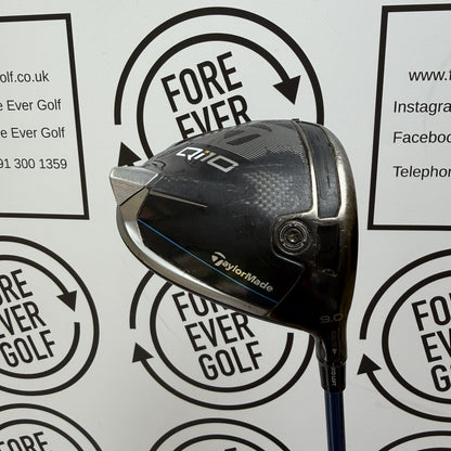 TAYLORMADE Qi10 DRIVER / 9 Degree / Mens RH / 60g Reg Flex / GOOD USED