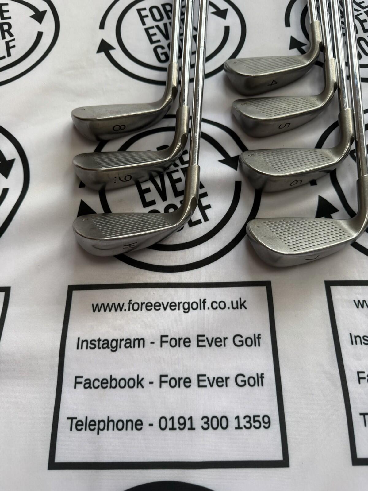 PING G5 IRONS / 4 - PW / Green Dot / Mens RH / Reg Flex / GOOD USED
