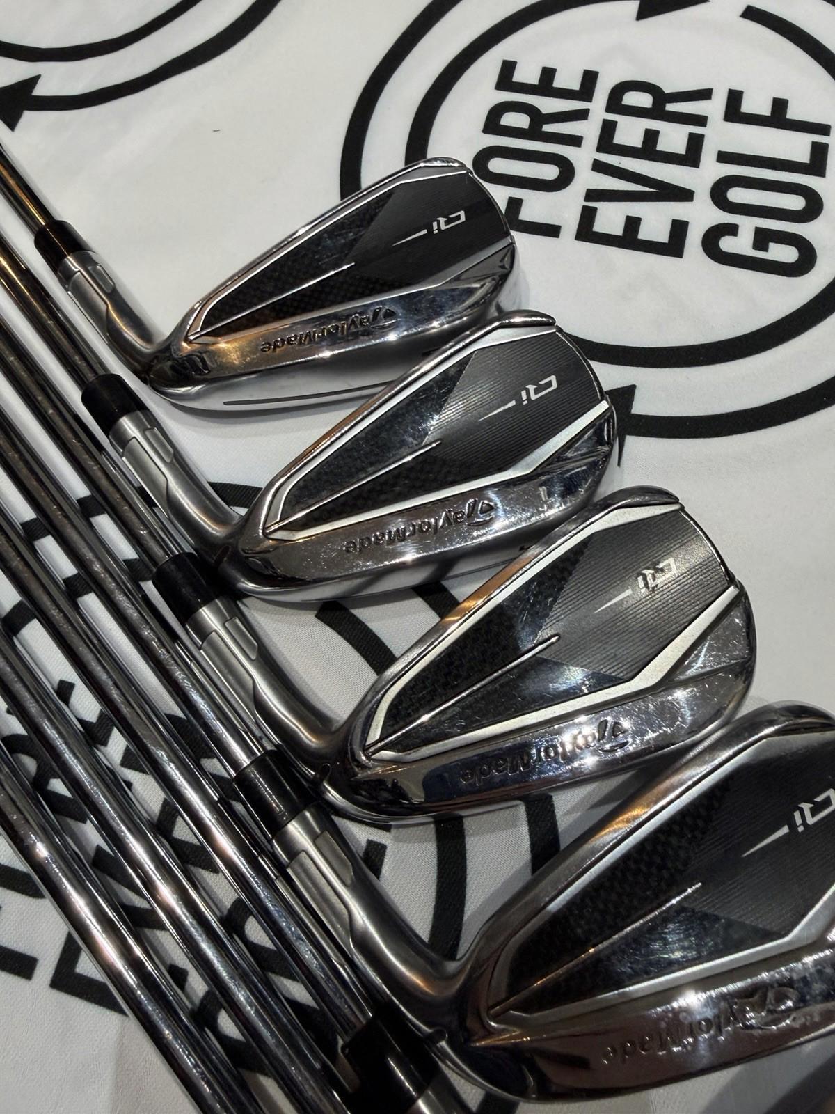 TAYLORMADE Qi IRONS / 4 - PW / Mens TH / 85g Stiff Flex / V.GOOD USED