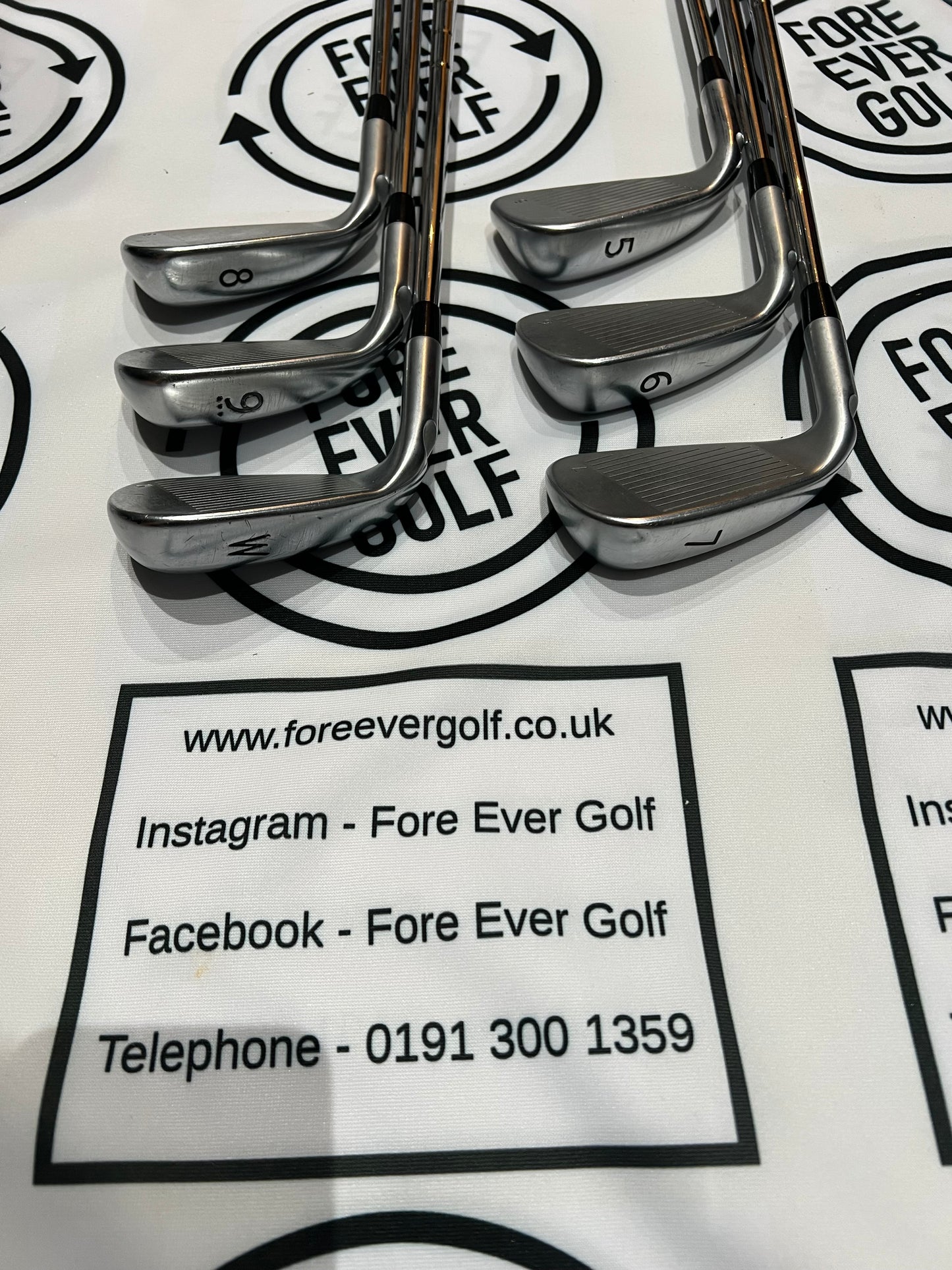PING G400 IRONS / 5 - PW / Mens RH / 105g Stiff Flex