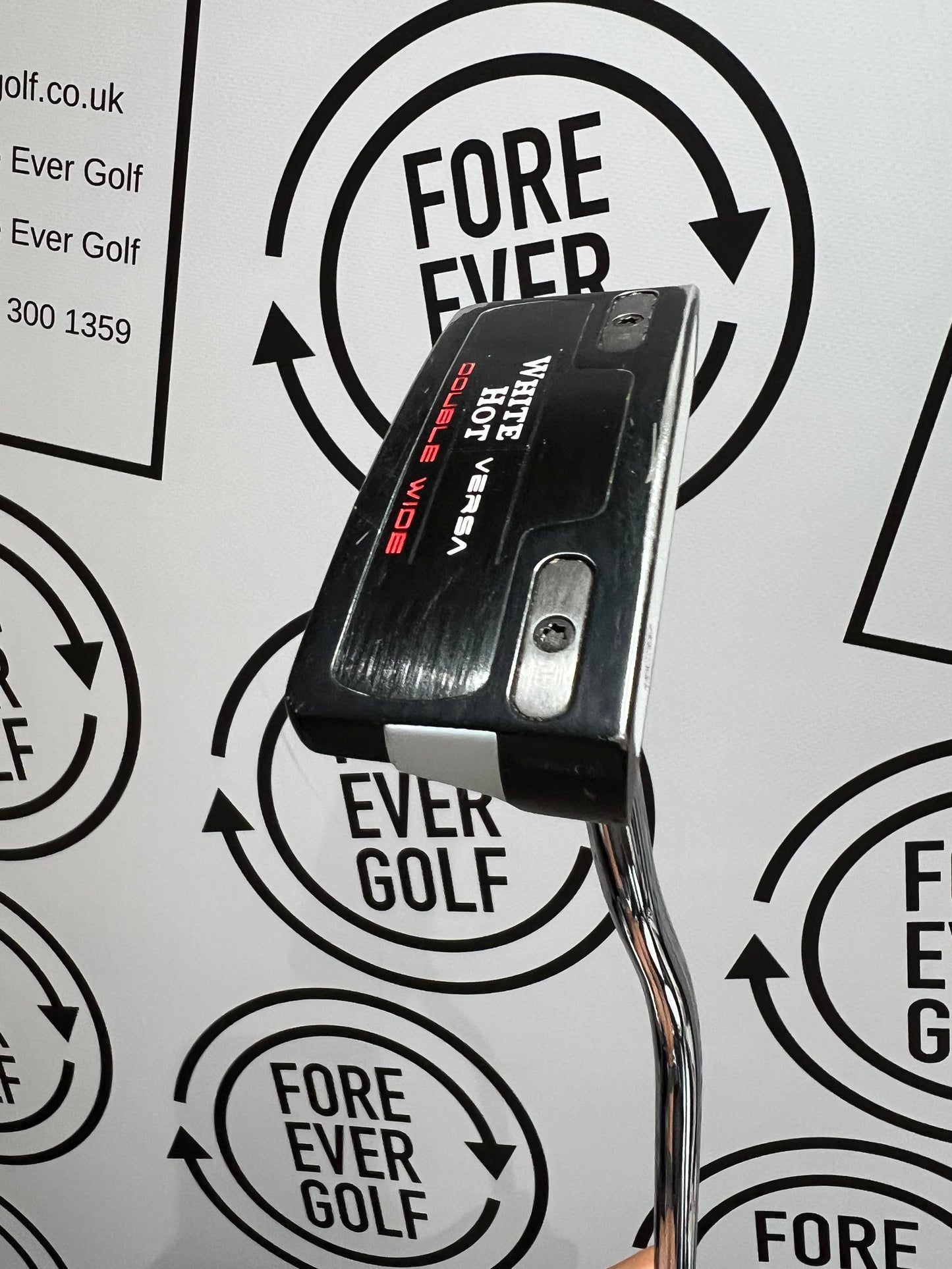 ODYSSEY WHITE HOT VERSA DOUBLE WIDE PUTTER / UST STABILITY SHAFT / 34” / RH