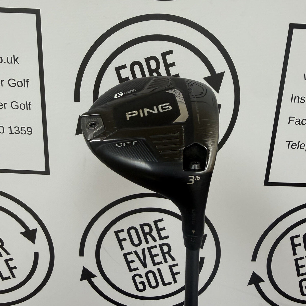 PING G425 SFT 3 WOOD / 16 Deg / Mens RH / 65g Reg Flex / V.GOOD USED