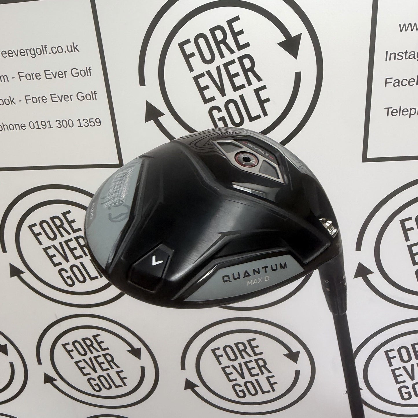 CALLAWAY QUANTUM MAX-D DRIVER / 10.5 Deg / RH / 40g Soft Reg Flex / MINT USED