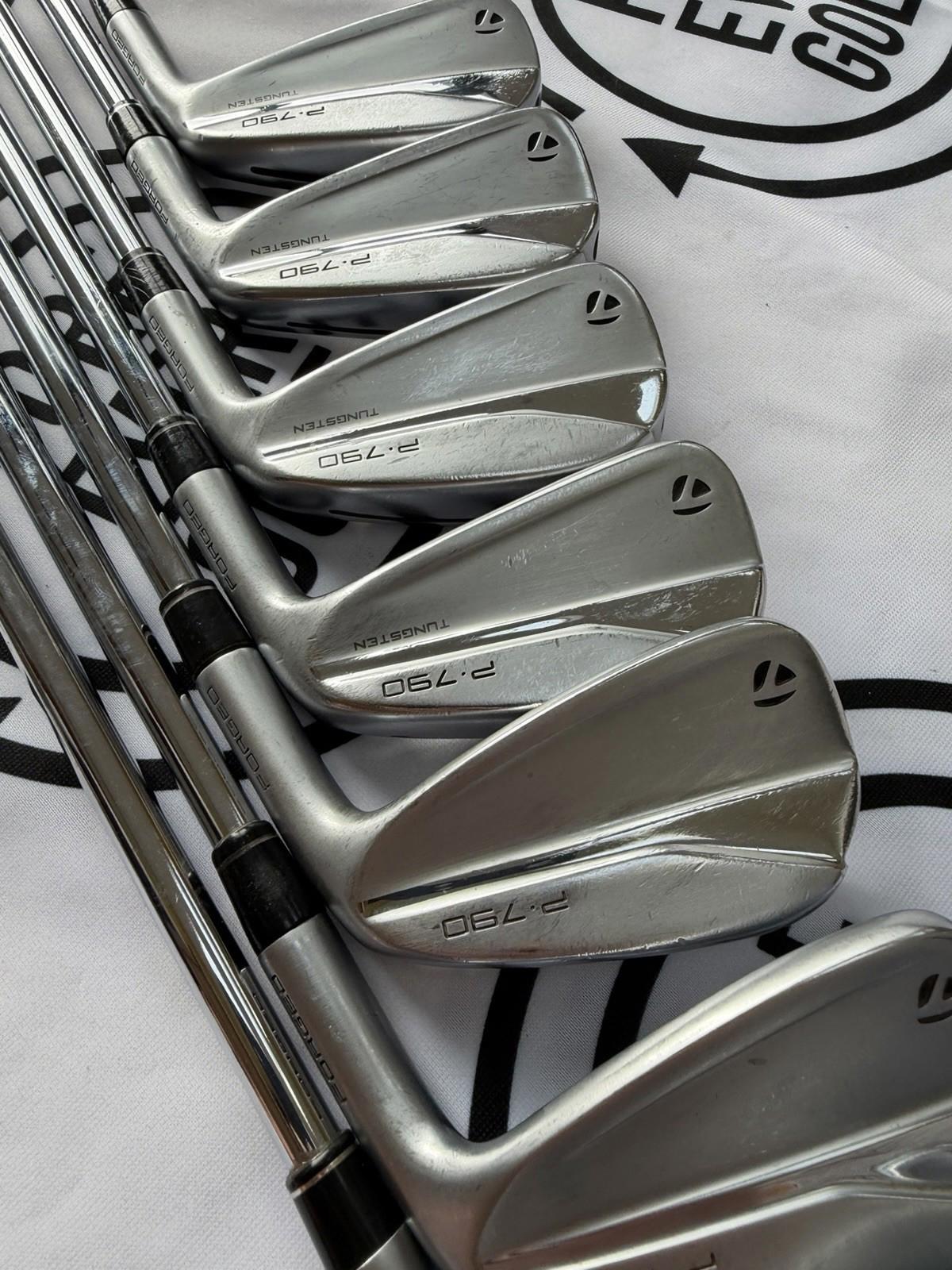 TAYLORMADE P790 (2021) IRONS / 4 - PW / Mens RH / 120g Stiff Flex / GOOD USED