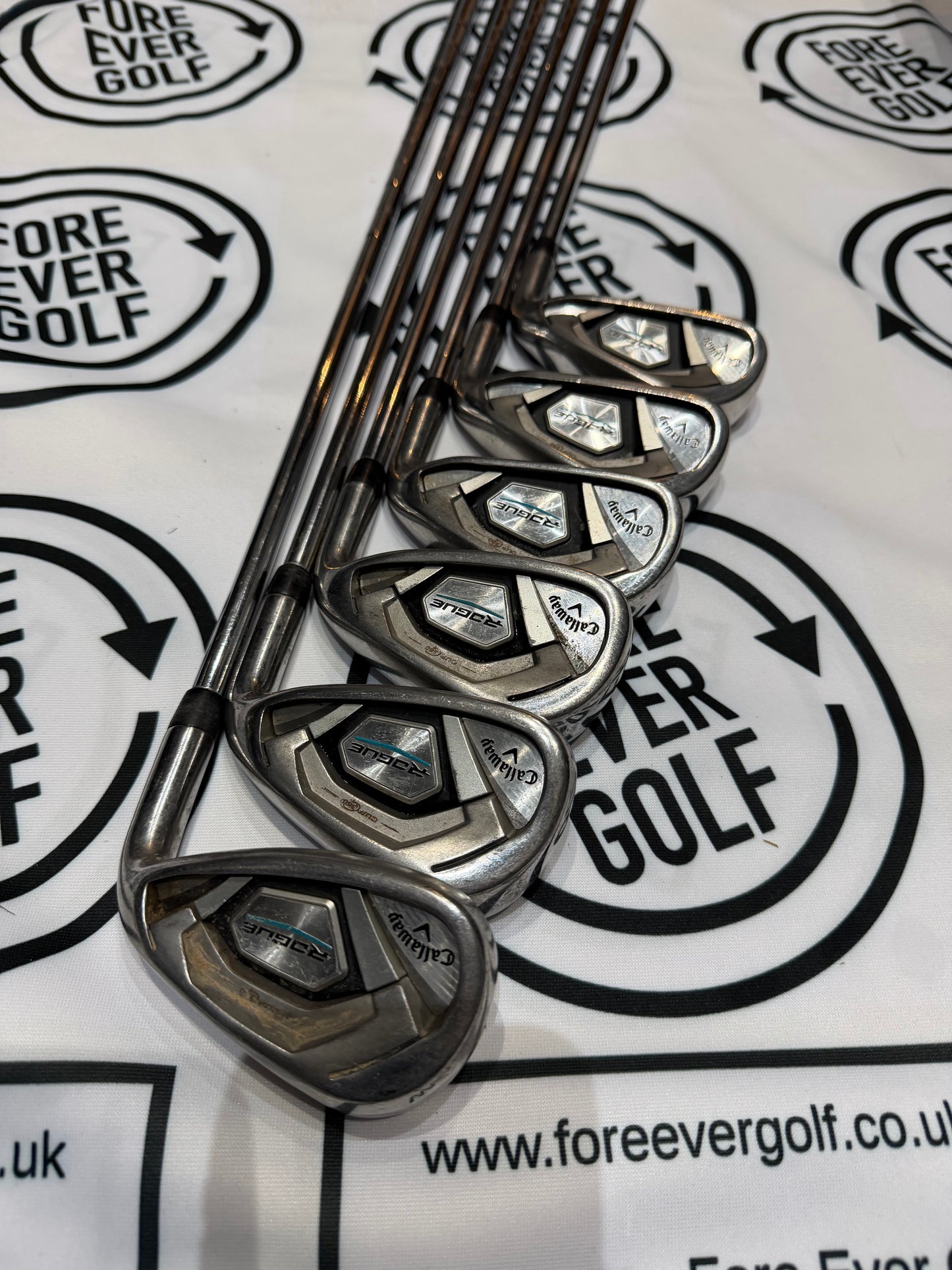 CALLAWAY ROGUE CF-18 IRONS / 5 - PW / 95g Reg Flex / RH