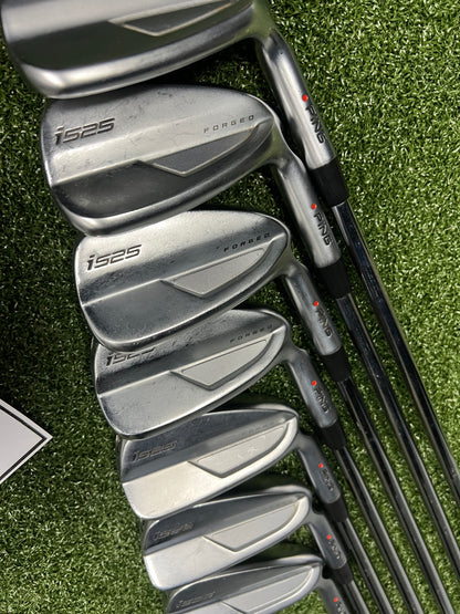 PING i525 IRONS (5 - UW), Red Dot, Mens RH, Regular Flex