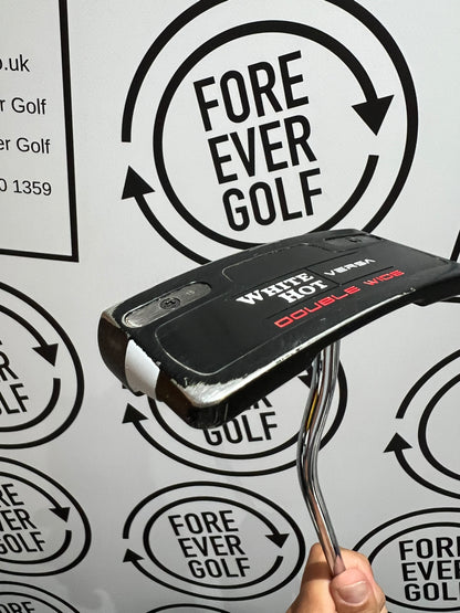 ODYSSEY WHITE HOT VERSA DOUBLE WIDE PUTTER / UST STABILITY SHAFT / 34” / RH