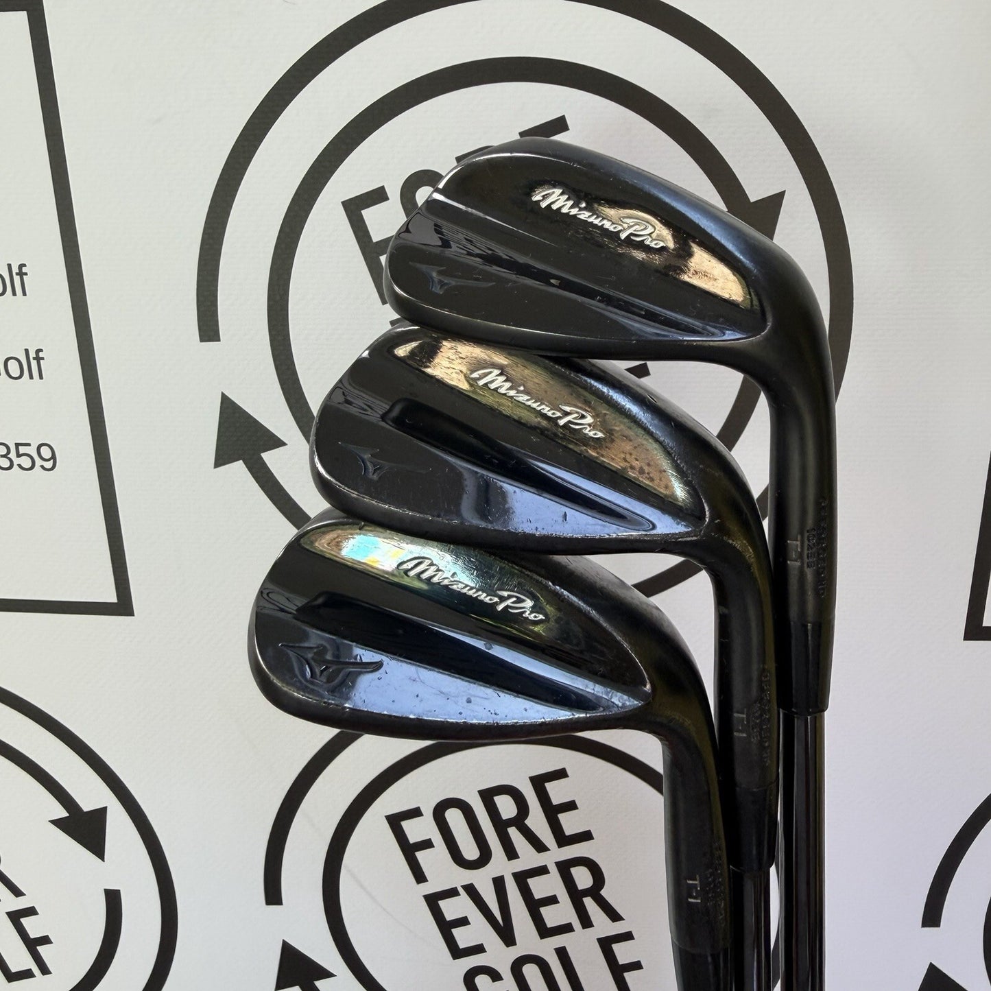 MIZUNO PRO T-1 WEDGE SET / 52,56,60 / Black / 115g Wedge Flex / V.GOOD USED