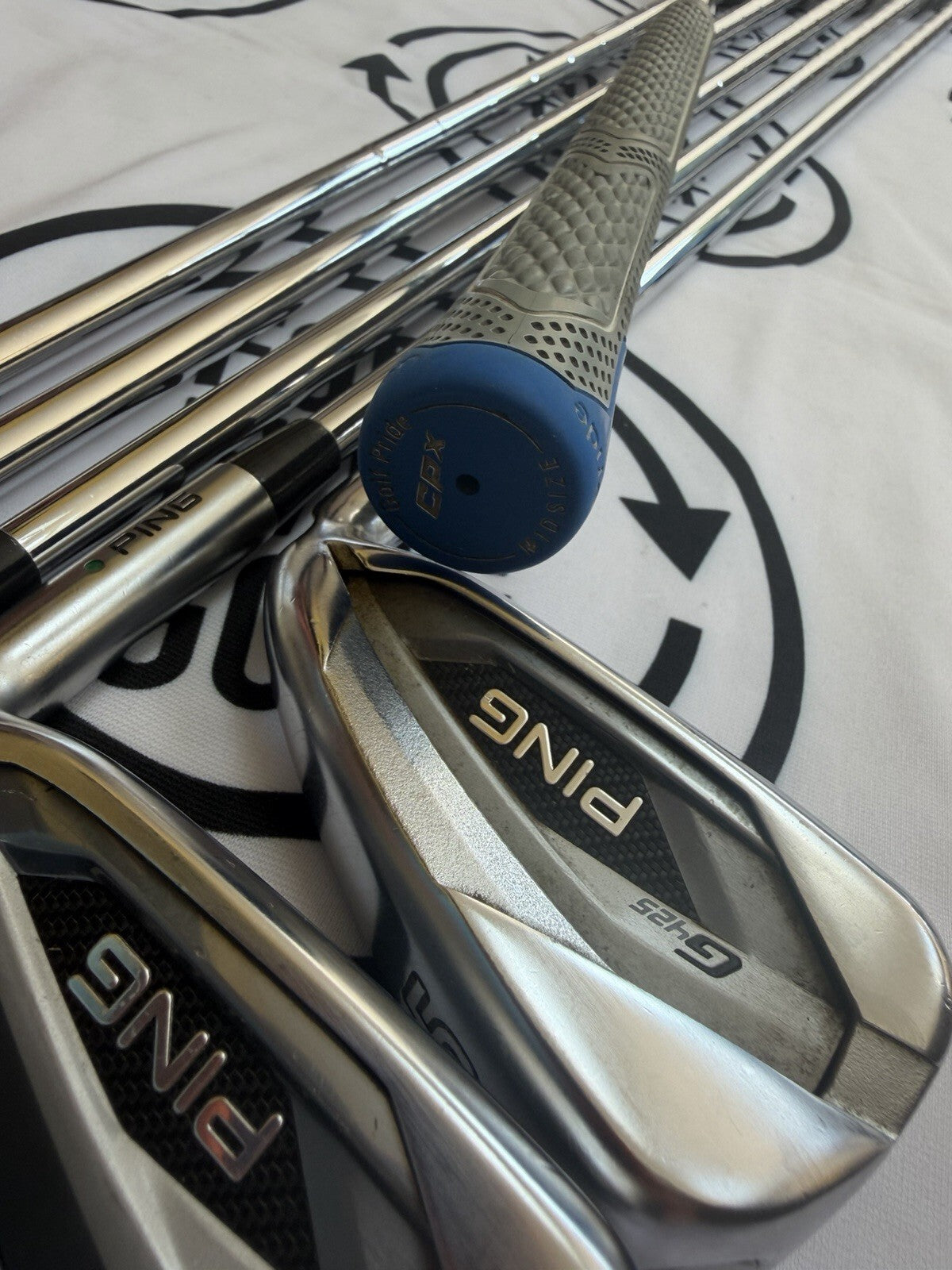 PING G425 IRONS / 5 - PW / GREEN Dot / Mens RH / 98g Reg Flex / GOOD USED