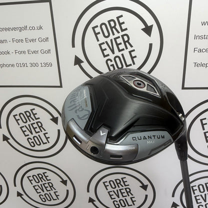 CALLAWAY QUANTUM MAX DRIVER / 9 Deg / RH / 50g Reg Flex / MINT USED