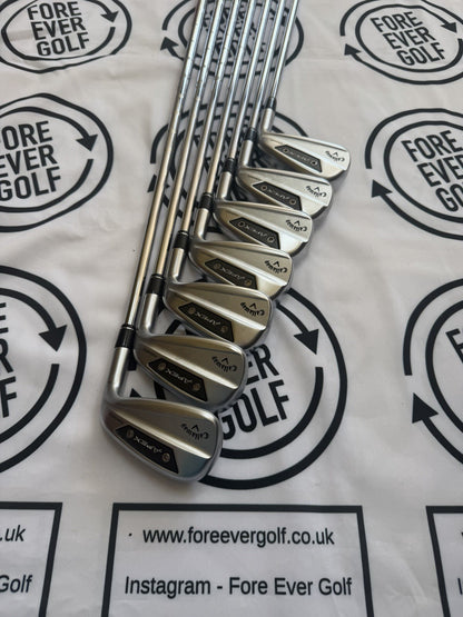 CALLAWAY APEX Ai200 IRONS / 5 - PW + AW / RH / 105g Reg Flex / V.GOOD USED