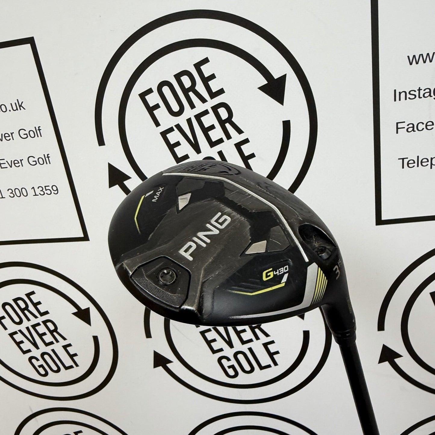 PING G430 MAX 3 WOOD / 15 Deg / RH / 70g GRAPHITE DESIGN TOUR AD IZ-7 Shaft