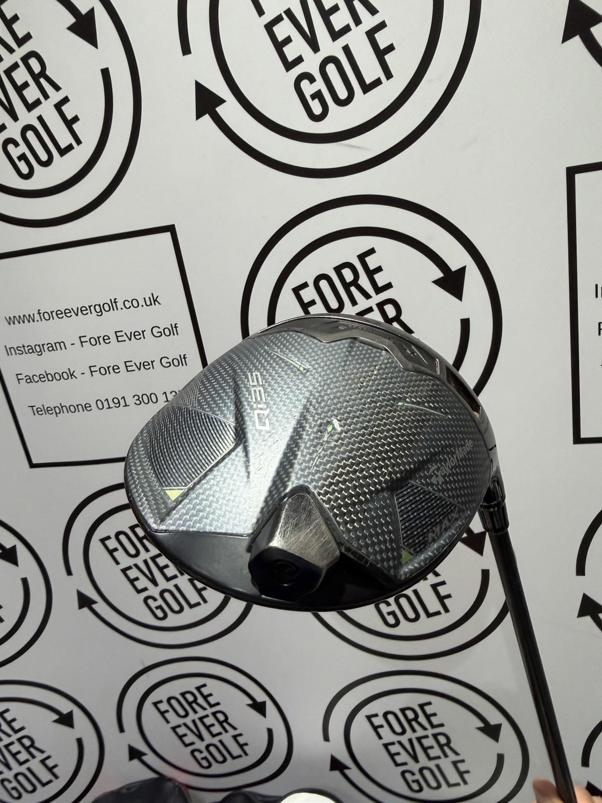 TAYLORMADE Qi35 MAX DRIVER / 10.5 Deg / Mens RH / 50g Stiff Flex / GOOD USED