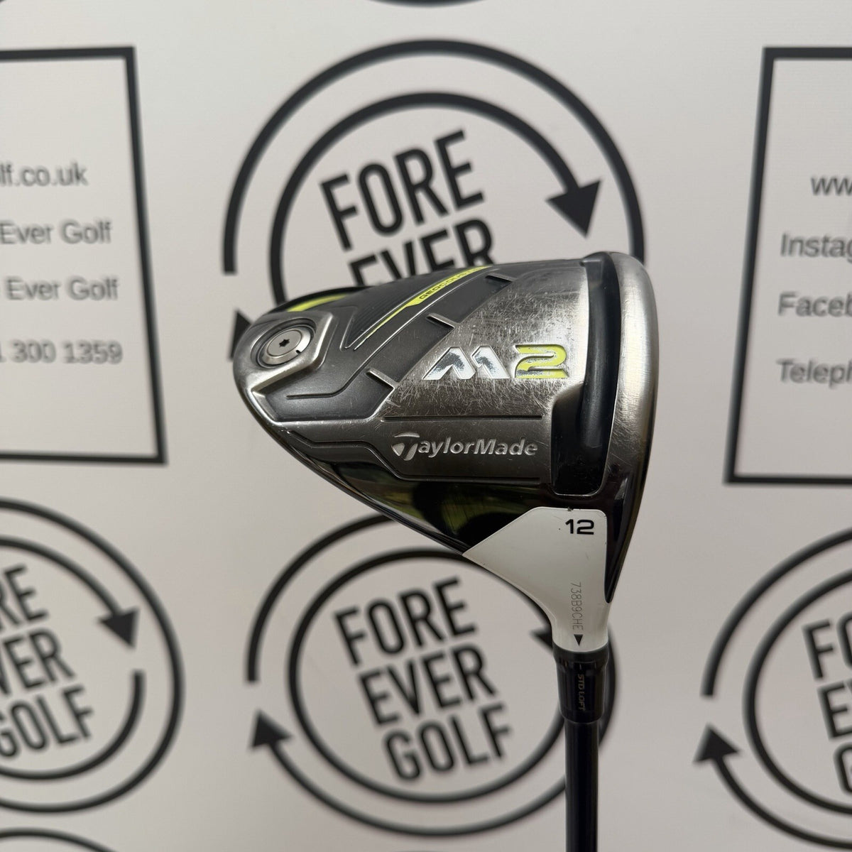 TAYLORMADE M2 (2017) DRIVER / 12 Degree / RH / 50g Reg Flex / GOOD USED