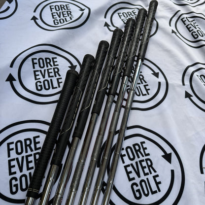 WILSON D200 IRONS / 5 - PW + SW / RH / Reg Flex / GOOD USED
