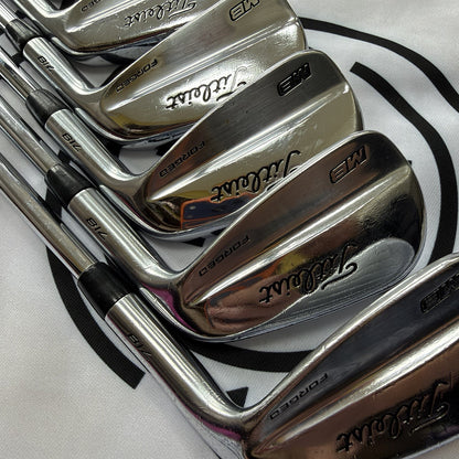 TITLEIST 718 MB IRONS / 4 - PW / RH / X-100 X-Stiff Flex Irons / V.GOOD USED