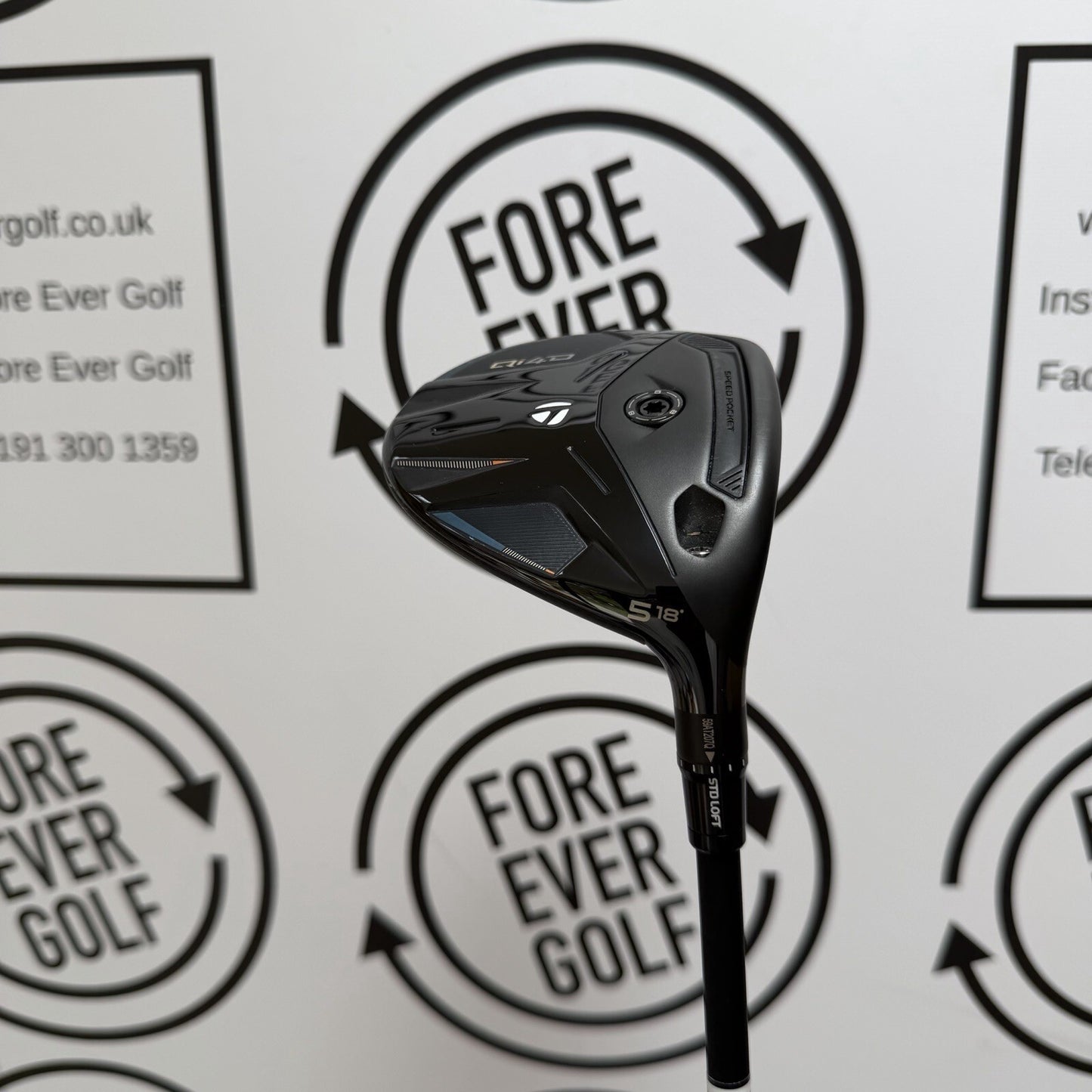TAYLORMADE Qi4D 5 WOOD / 18 Degree / RH / 55g Reg Flex / MINT USED