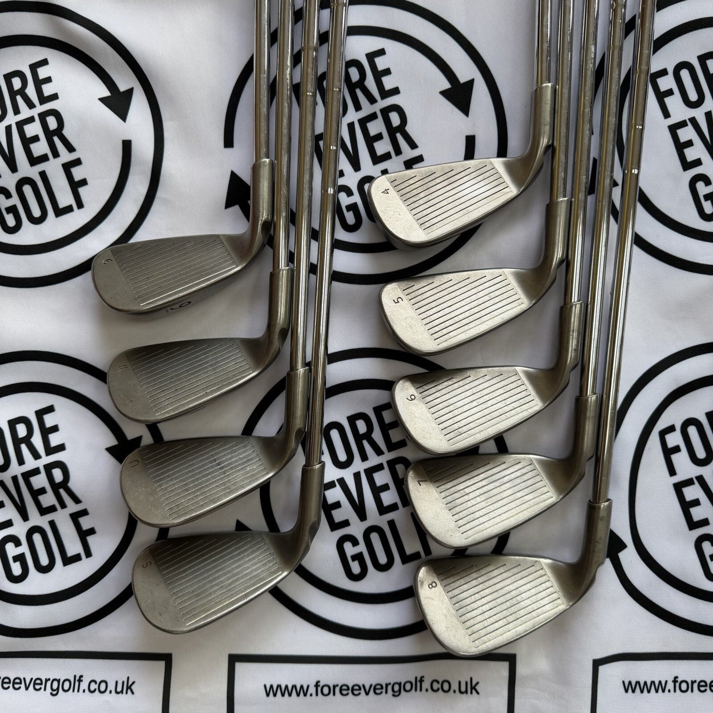 PING G20 IRONS / 4 - PW + UW + SW / RH / Black Dot / Reg Flex / GOOD USED