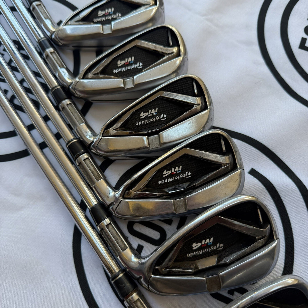 TAYLORMADE M4 IRONS / 4 - 9i / Mens RH / 100g Stiff Flex / OK USED
