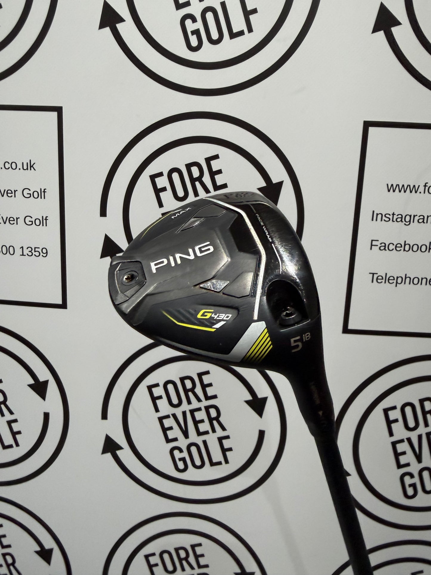 PING G430 MAX 5 WOOD / 18 Degree / 65g Regular Flex