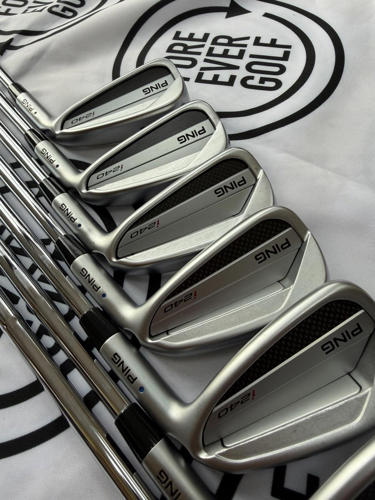 PING i240 IRONS / 4 - PW / Mens RH / 120g X-Stiff Flex / MINT USED