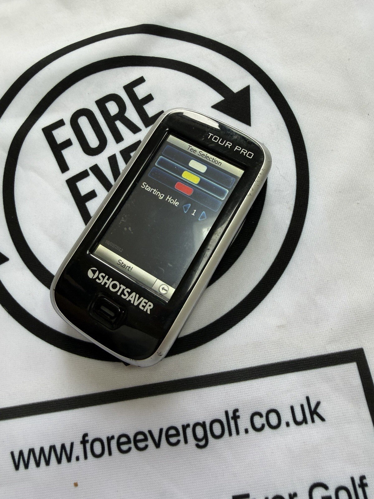 SNOOPER SHOT SAVER TOUR PRO GOLF GPS / HAND HELD / GOOD USED