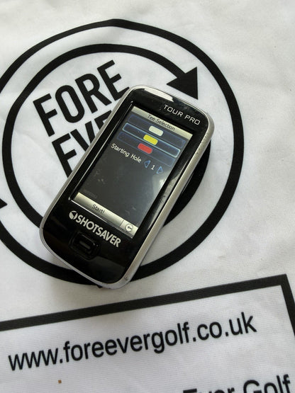 SNOOPER SHOT SAVER TOUR PRO GOLF GPS / HAND HELD / GOOD USED