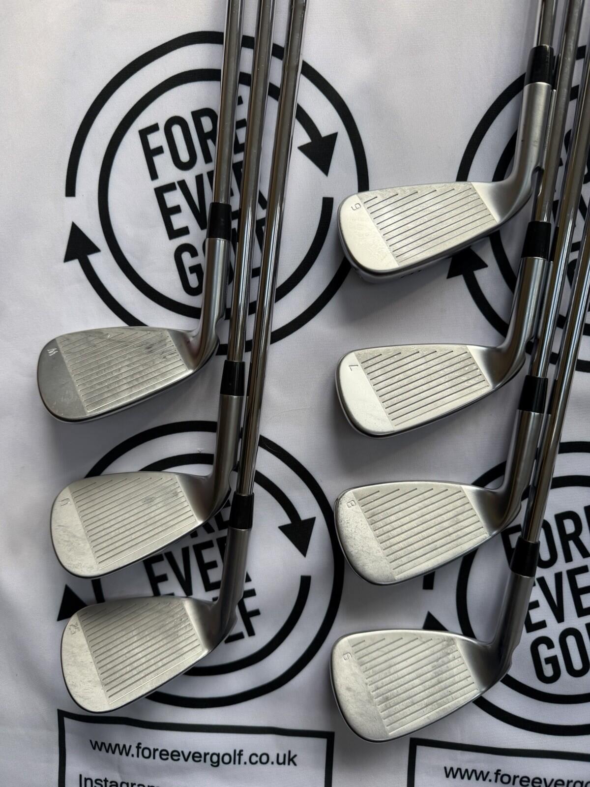 PING G440 IRONS / 6 - PW + UW + 52 / BLUE DOT / RH / AWT 3.0 Reg Flex / MINT
