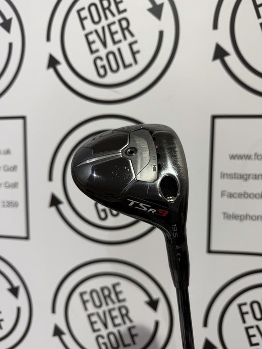 TITLEIST TSR3 3 WOOD + / 13.5 Deg / Mens RH / 80g X-Stiff Flex / V.GOOD USED