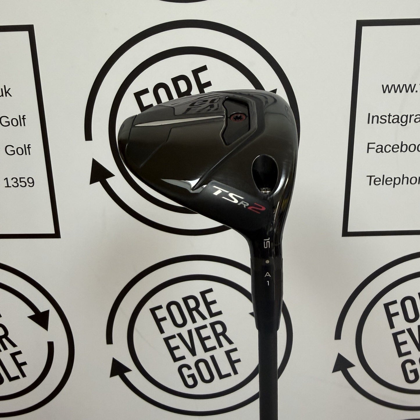 TITLEIST TSR2 3 WOOD / 15 Degree / Mens RH / 75g Stiff Flex / MINT USED