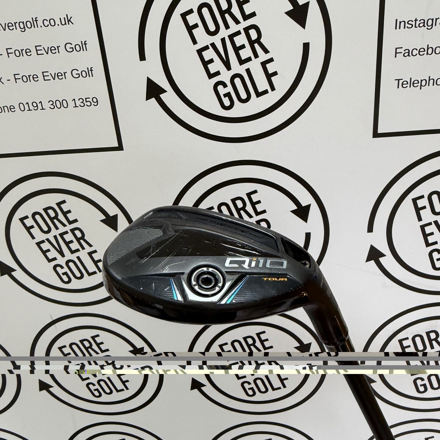TAYLORMADE Qi10 TOUR 3 HYBRID / 19.5 Degree / RH / 75g Stiff Flex / GOOD USED