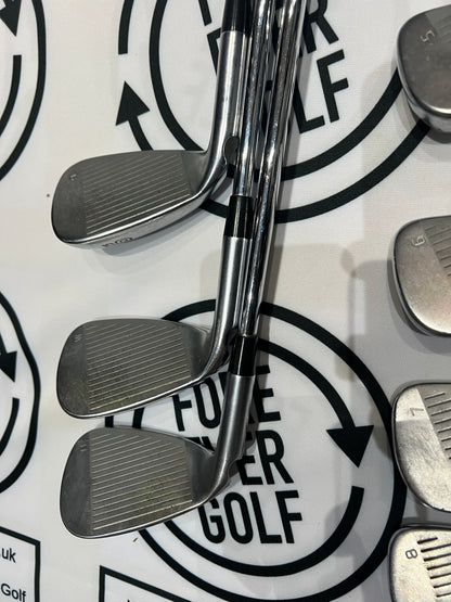 PING G410 IRONS / 5 - UW / Mens RH / 98g Reg Flex / Black Dot