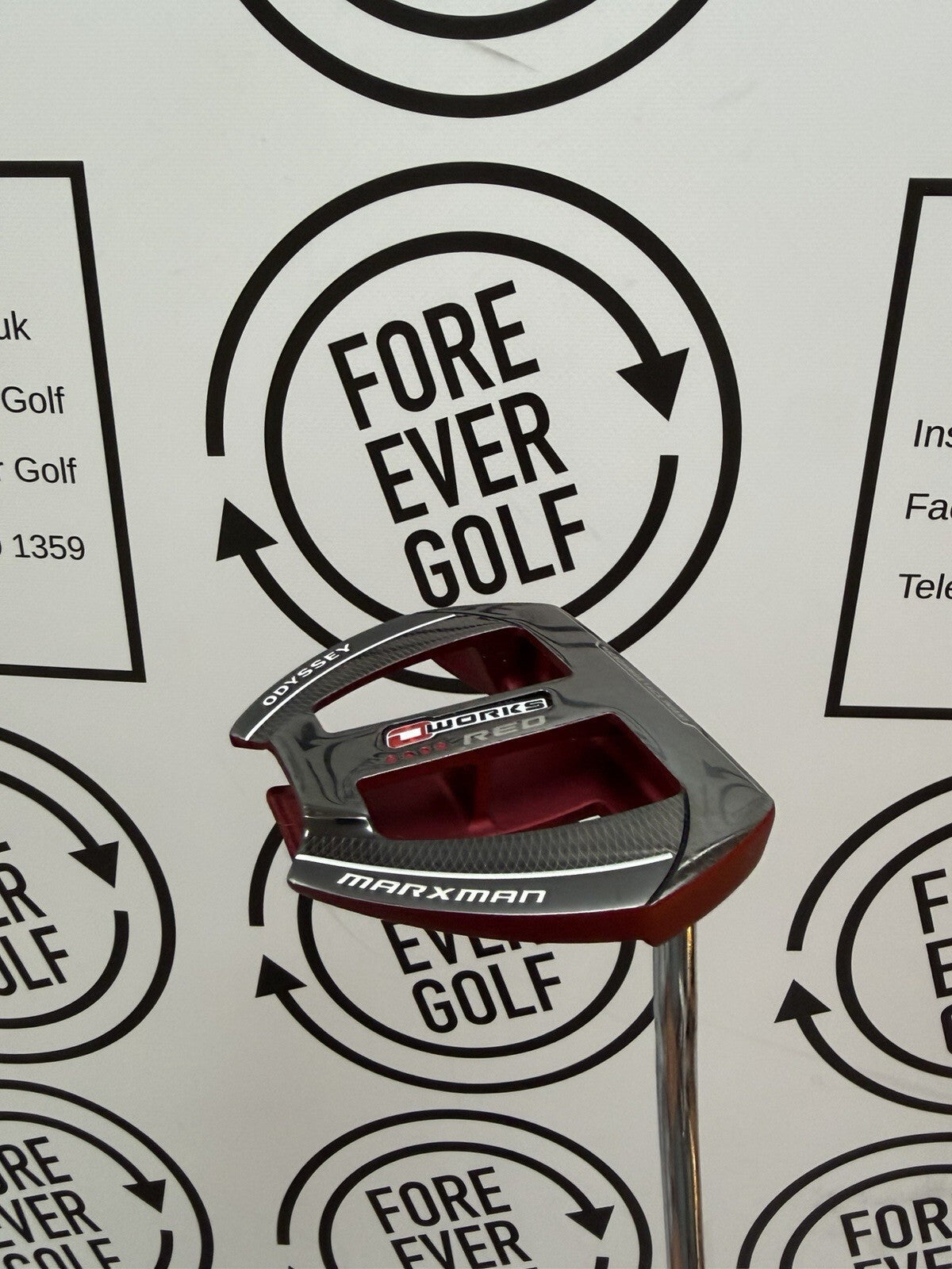 ODYSSEY O-WORKS RED MARXMAN PUTTER / RH / 34” / GOOD USED