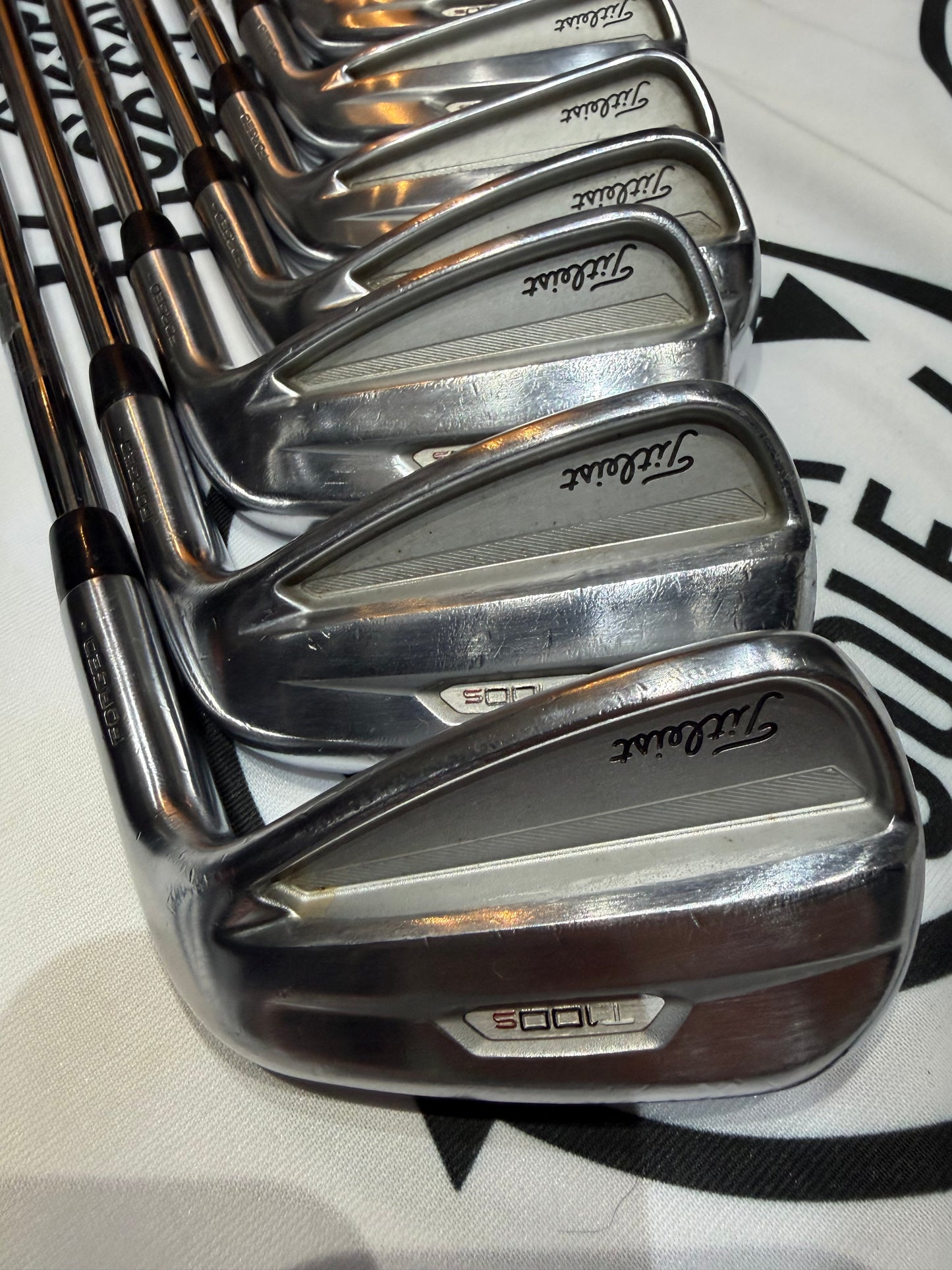 TITLEIST T100S IRONS (2021) / 4 - PW + 48 / RH S300 Stiff Flex