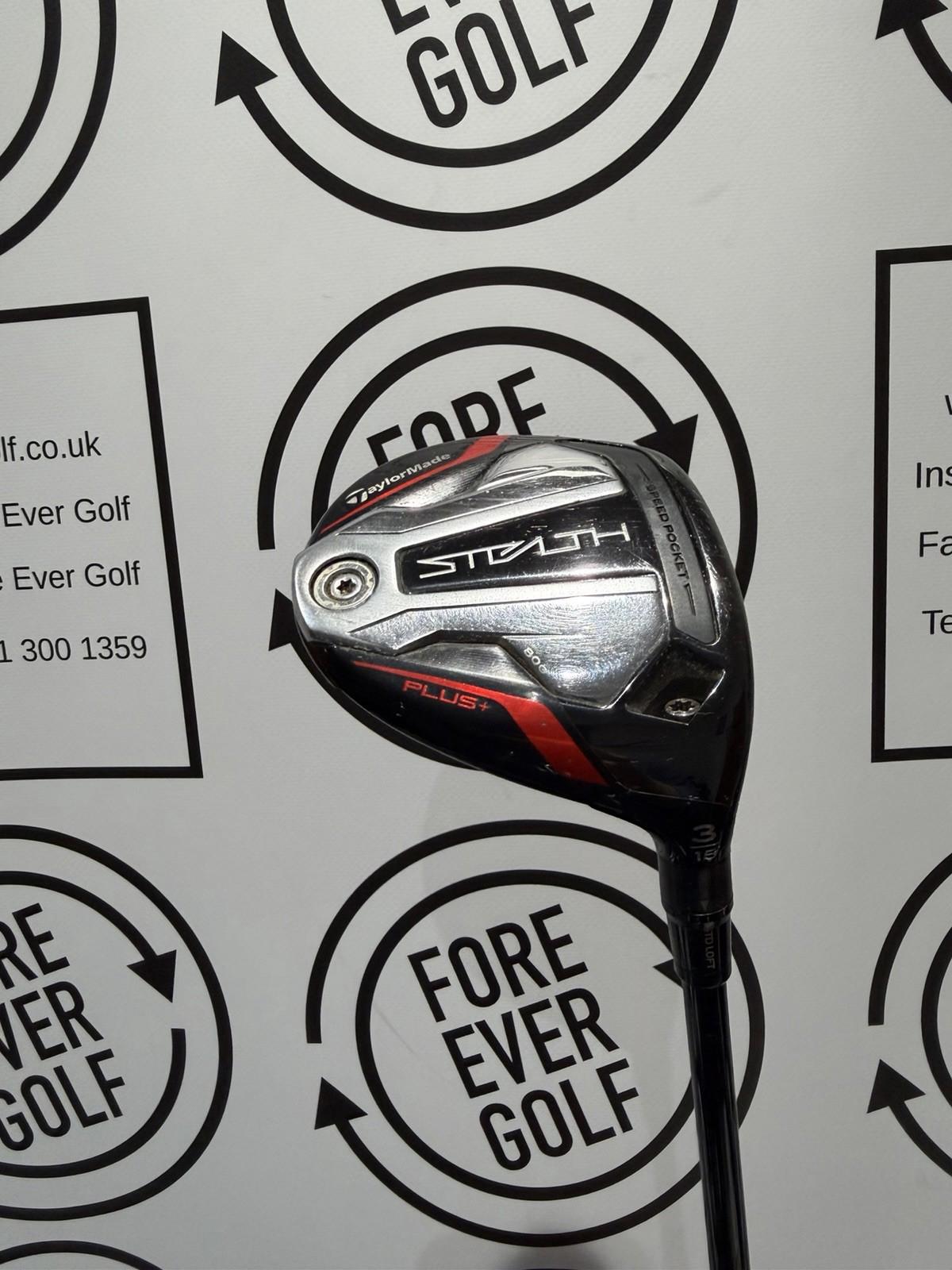 TAYLORMADE STEALTH PLUS+ 3 WOOD / 15 Degree / Mens RH / 70g Stiff Flex / GOOD