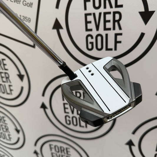 TAYLORMADE SPIDER EX PUTTER / 34” / Mens RH / Grey/White / GOOD USED