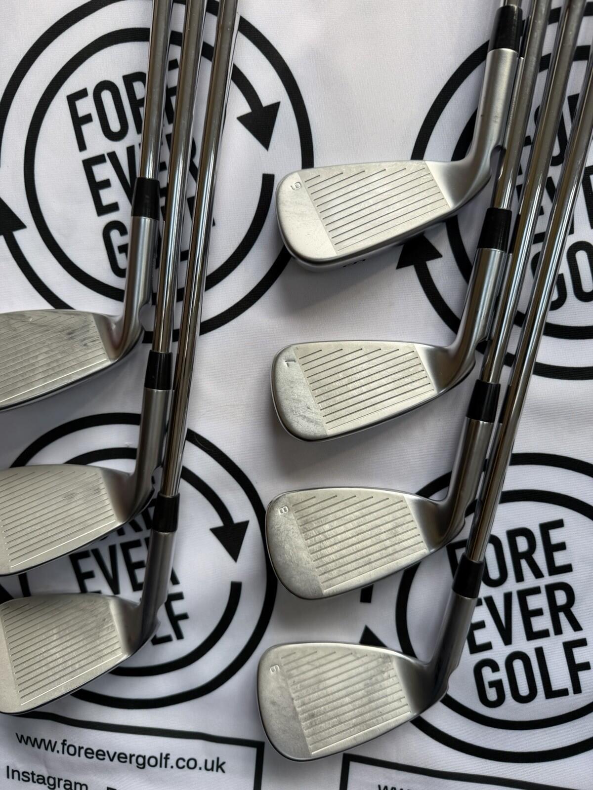 PING G440 IRONS / 6 - PW + UW + 52 / BLUE DOT / RH / AWT 3.0 Reg Flex / MINT