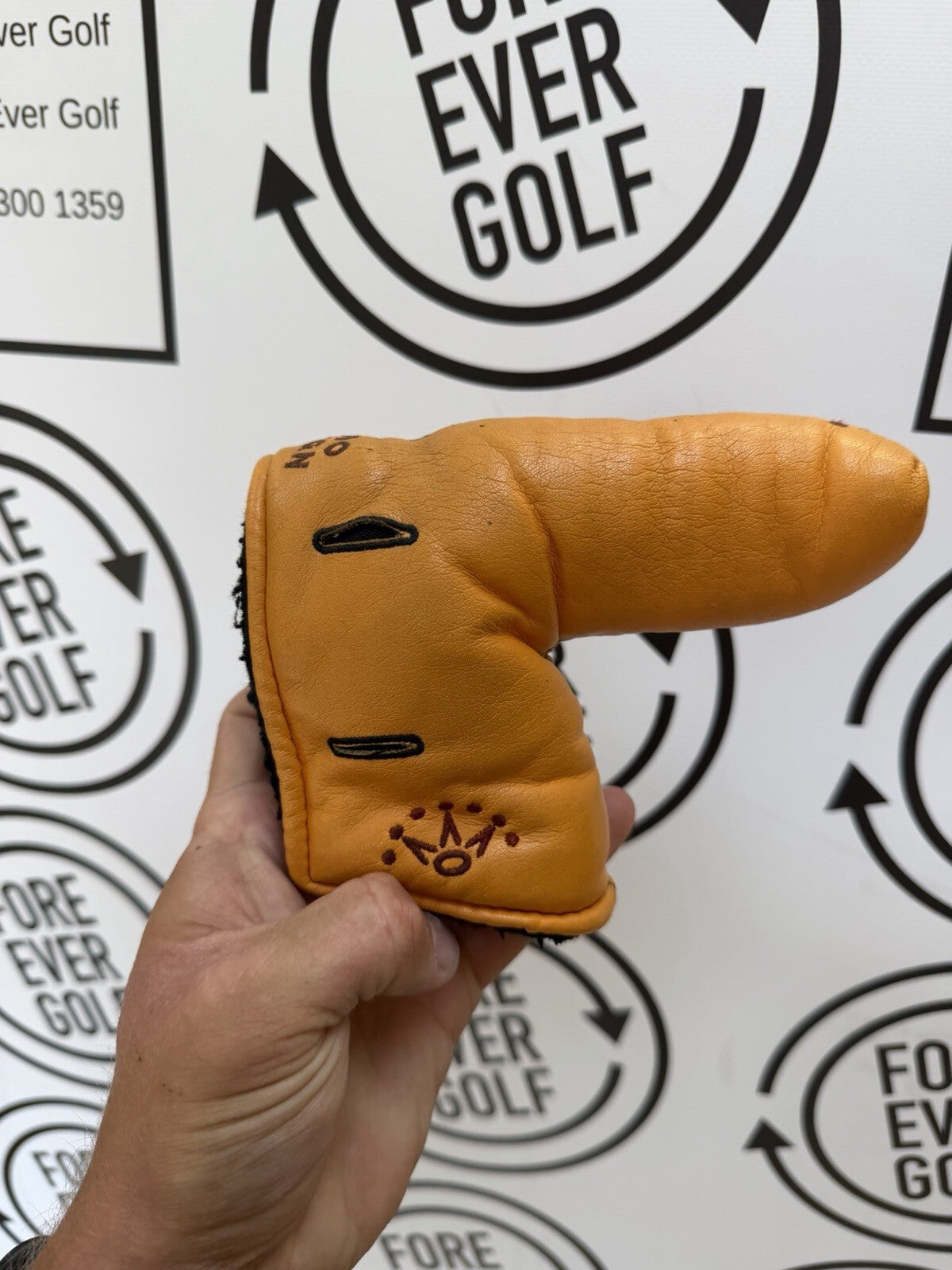 ORIGINAL SCOTTY CAMERSON STUDIO DESIGN PUTTER HEADCOVER / GOOD USED