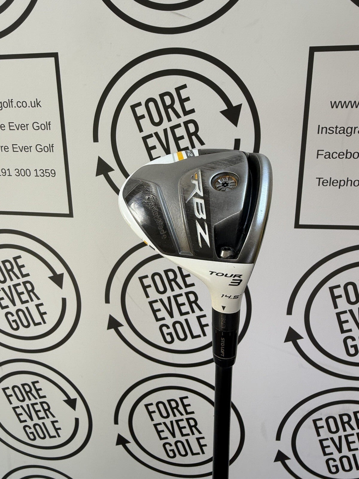 TAYLORMADE RBZ STAGE 2 TOUR 3 WOOD / 14.5 Deg / Mens RH / 70g Reg Flex / GOOD