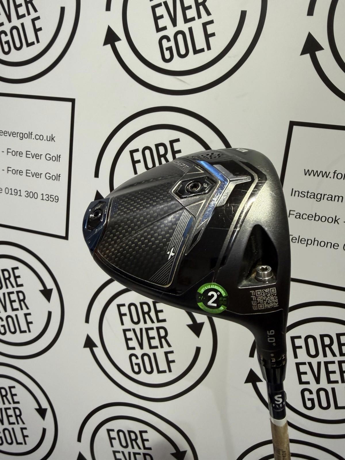 COBRA DS ADAPT X DRIVER / 9 Deg / Mens RH / 60g Stiff Flex / V.GOOD USED