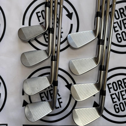 TITLEIST T100 (2021) IRONS / 3 - PW / Mens RH / AWT WHITE Reg Flex Shafts / VGC