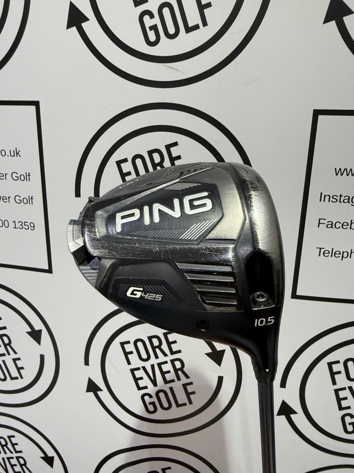 PING G425 LST DRIVER / 10.5 Degree / 55g Stiff Flex / Mens RH / GOOD USED