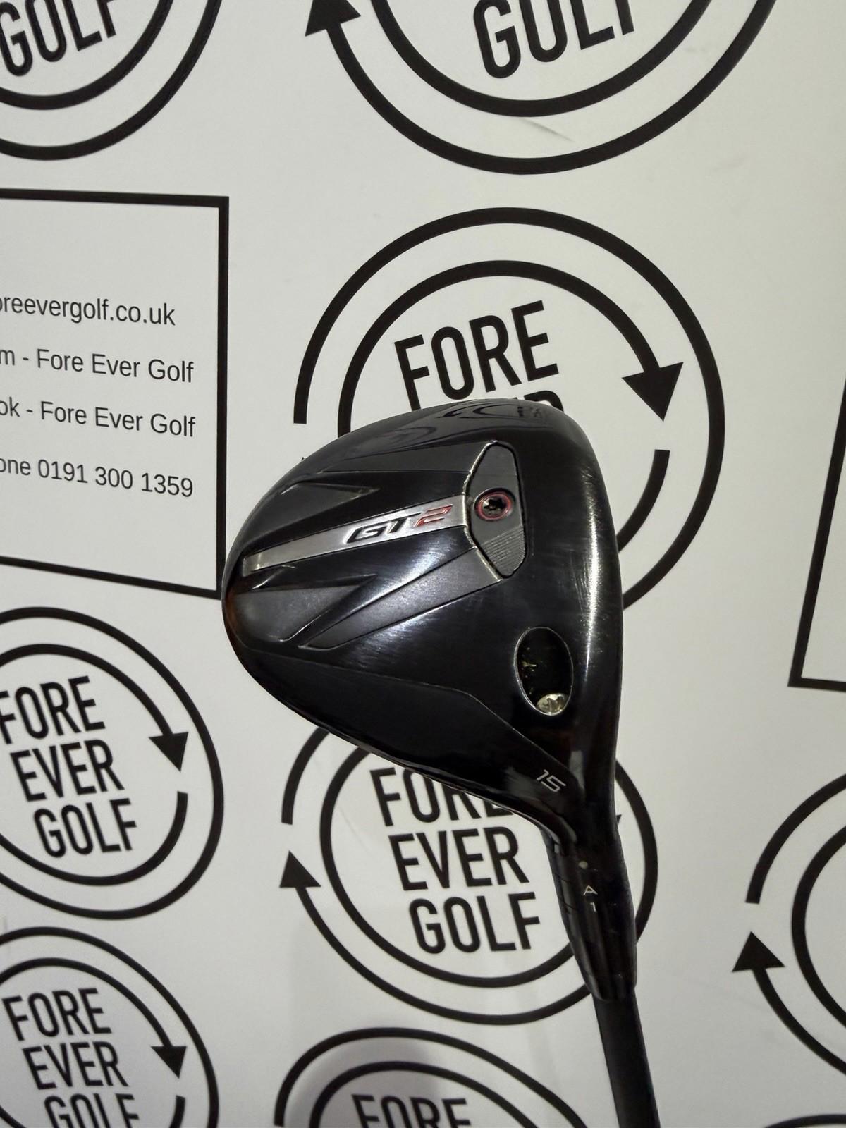 TITLEIST GT2 3 WOOD / 15 Degree / Mens RH / 65g Reg Flex / GOOD USED