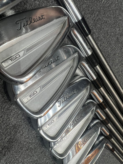 TITLEIST T150 IRONS / 4 - PW / RH / Upgraded 95g Stiff Flex Steel Fiber Shafts