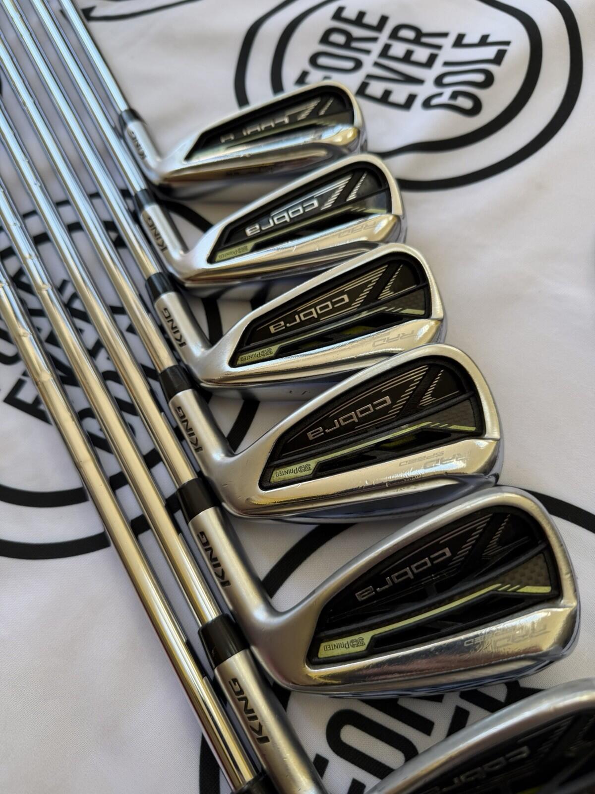 COBRA RADSPEED IRONS / 5 - GW / Mens RH / 100g Reg Flex / GOOD USED