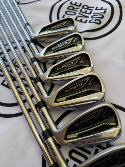COBRA RADSPEED IRONS / 5 - GW / Mens RH / 100g Reg Flex / GOOD USED