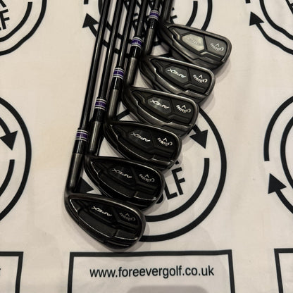 CALLAWAY APEX ‘16 SMOKE IRONS / 5 - PW / RH / Reg Flex / GOOD USED