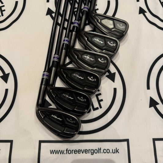 CALLAWAY APEX ‘16 SMOKE IRONS / 5 - PW / RH / Reg Flex / GOOD USED