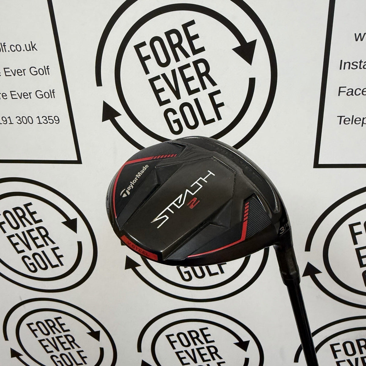 TAYLORMADE STEALTH 2 3 WOOD / 15 Deg / RH / 60g Stiff Flex / GOOD USED